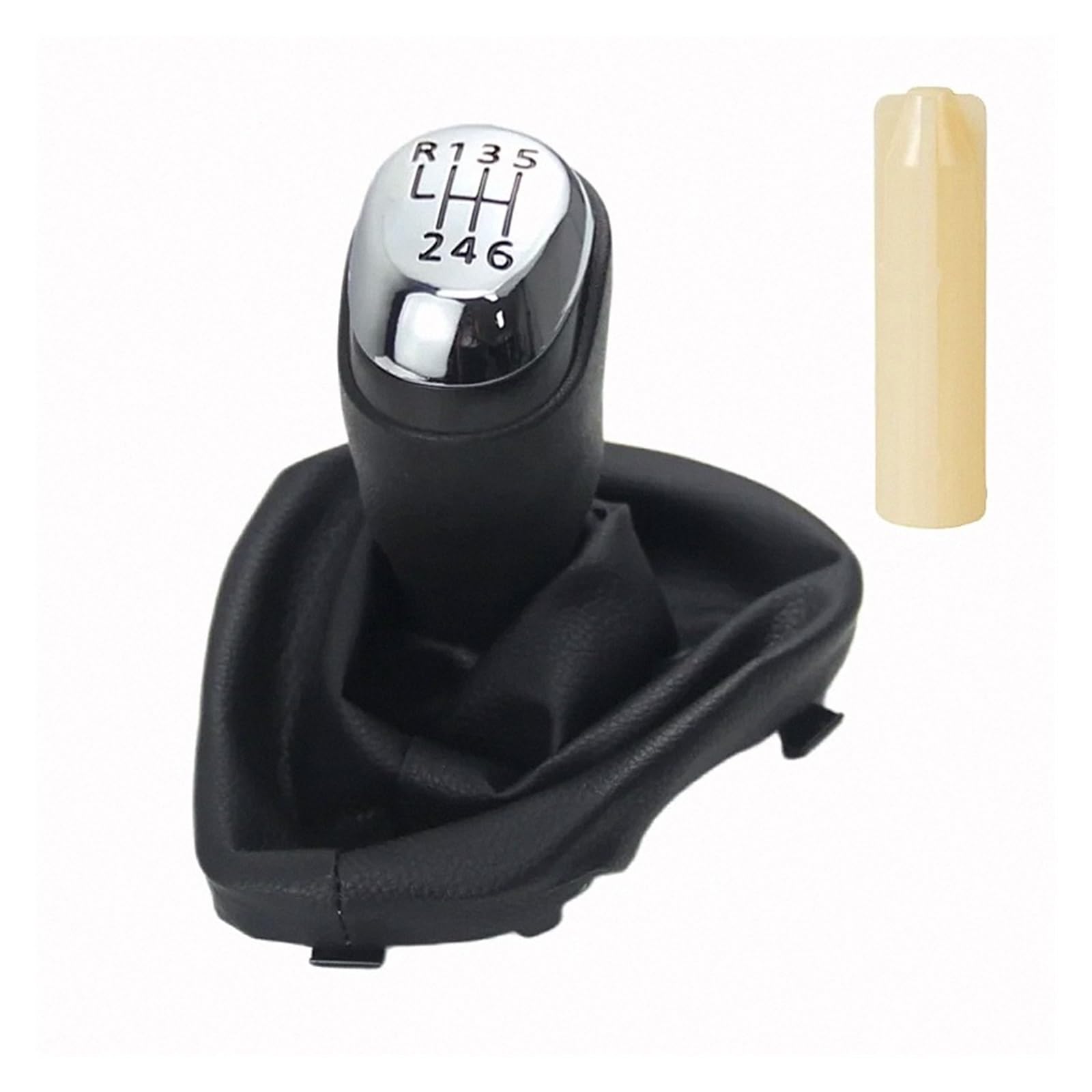 Lozopmtmld 6 Speed Chrome Performance Gear Knob For Dacia R For Logan Ii Symbol 2013-2022