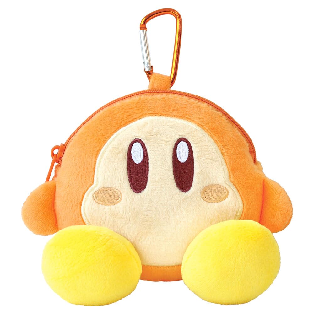 Kirby Waddle Dee Plush Pouch with Carabiner