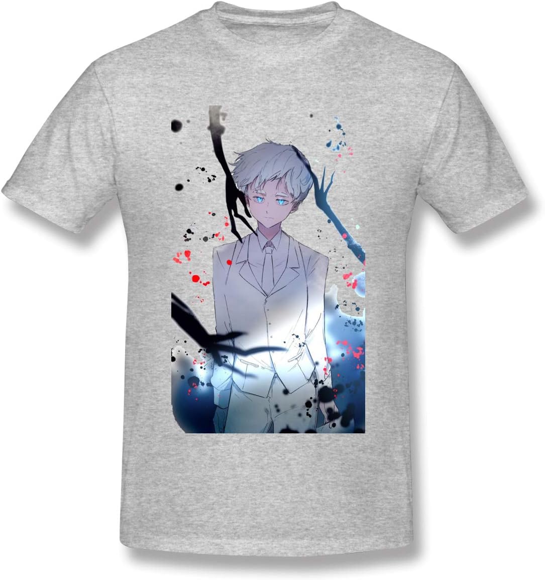ShirtBlue The Promised Neverland Shirt for Mens/Womens/Unisex/Teenagers The Promised Neverland Cosplay Shirt Gray