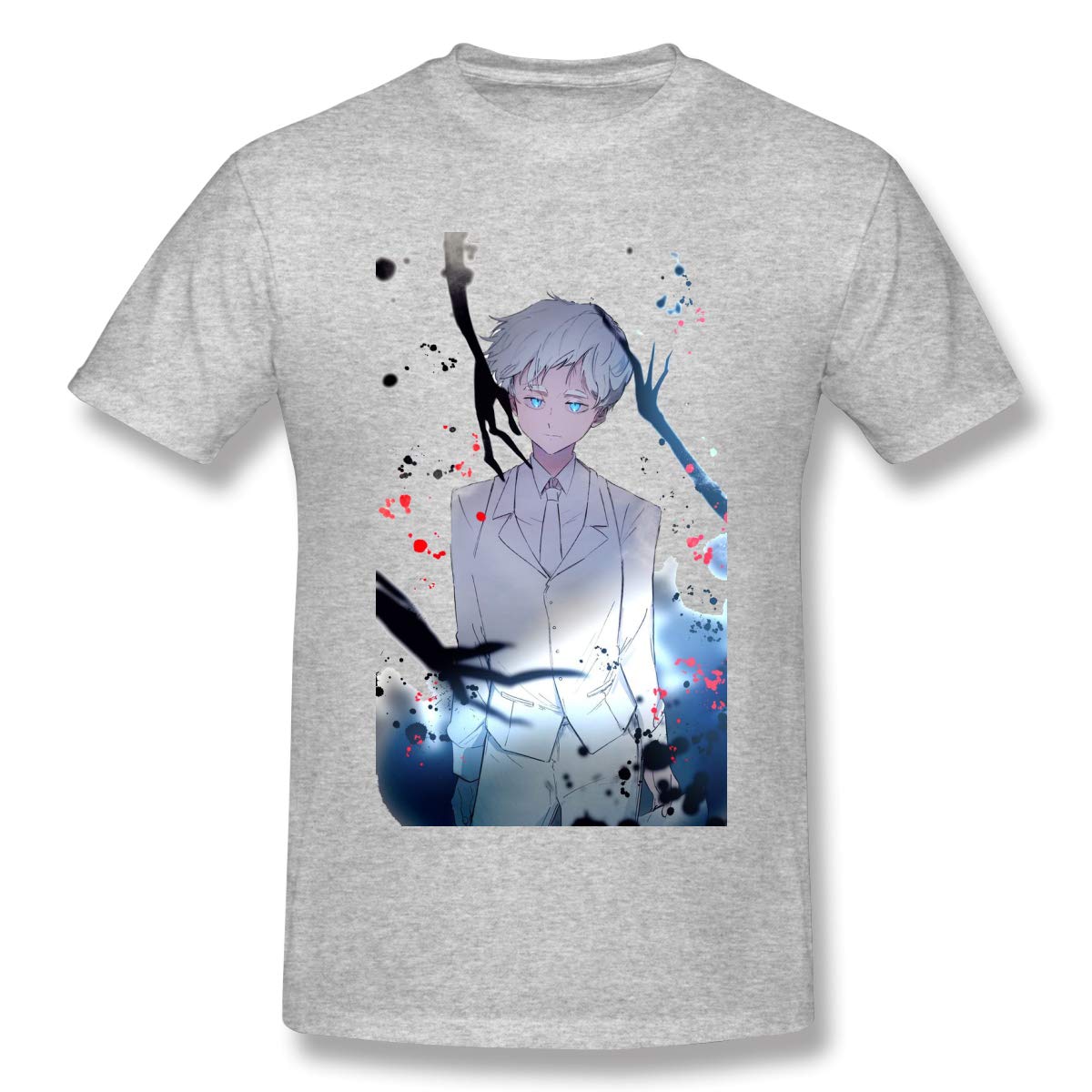 ShirtBlue The Promised Neverland Shirt for Mens/Womens/Unisex/Teenagers The Promised Neverland Cosplay Shirt Gray
