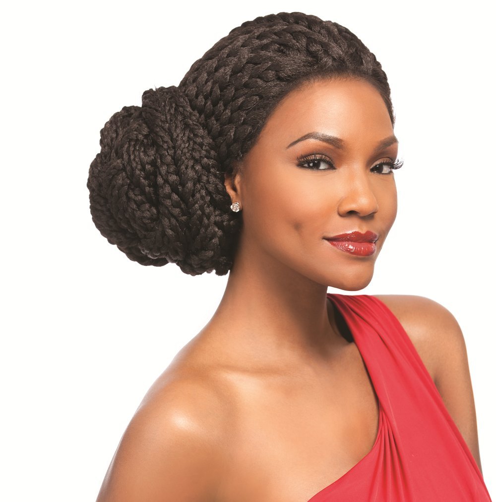 Sensationnel lace front wig - senegal maxi braid lace wig