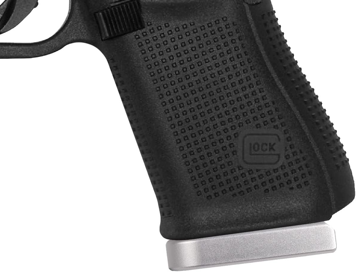 NDZ Performance Aluminum Magazine Base Plate For Glock Gen 5 - Textured Aspis Cut Design