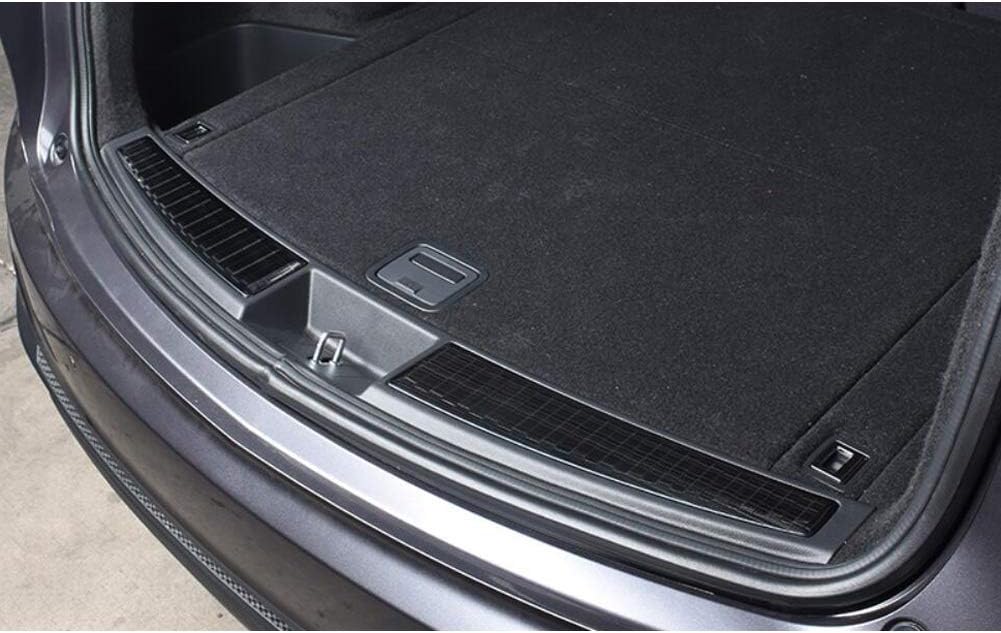 Beautost Fit for Acura RDX 2019 2020 2021 2022 Rear Interior Bumper Sill Plate Guard Cover Trim Stainless Steel (Black)