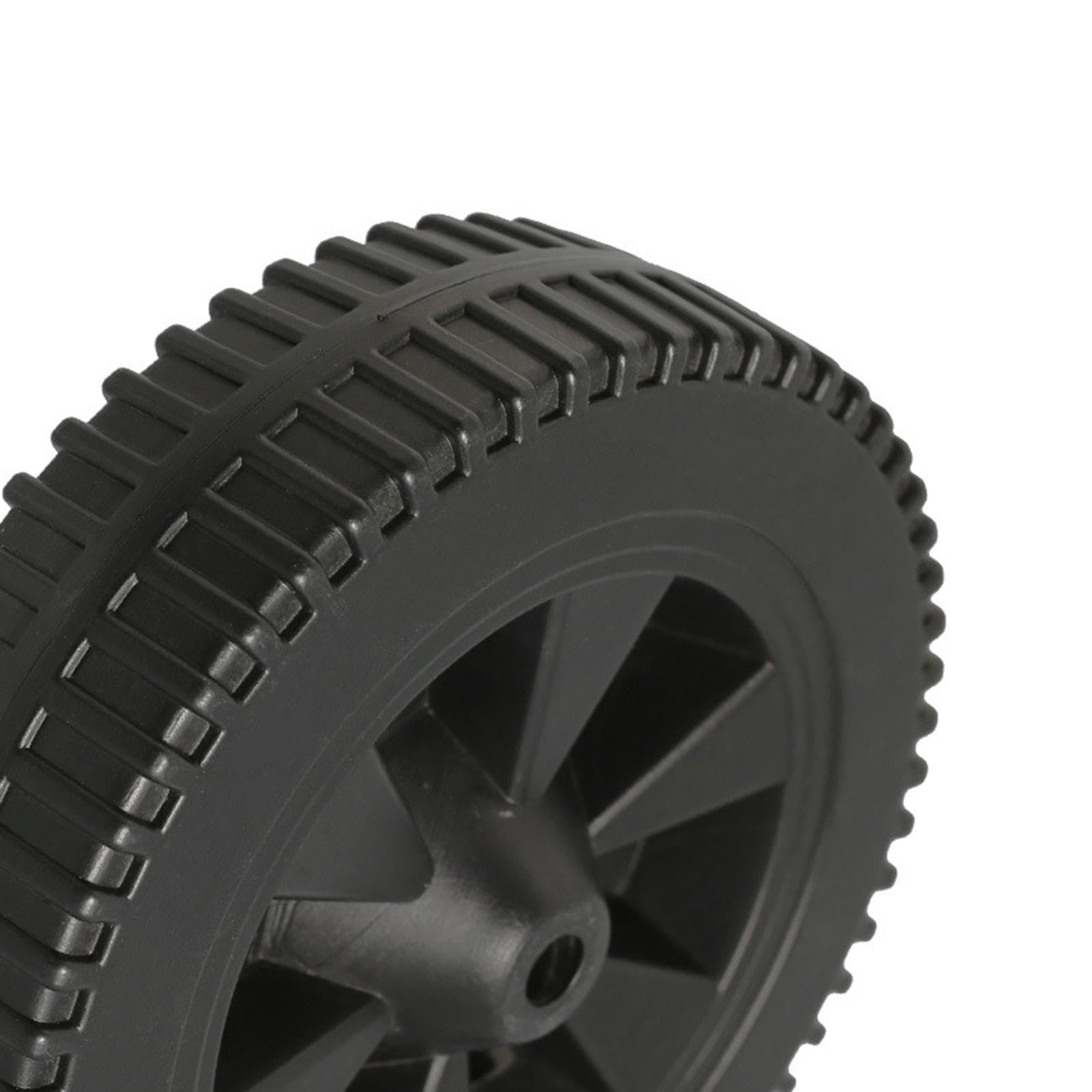 MagiDeal Roues universelles pour barbecue, 2 pièces, faciles à installer, pneus de camion à main durables de 17cm pour manger, accessoires de jardin en plein