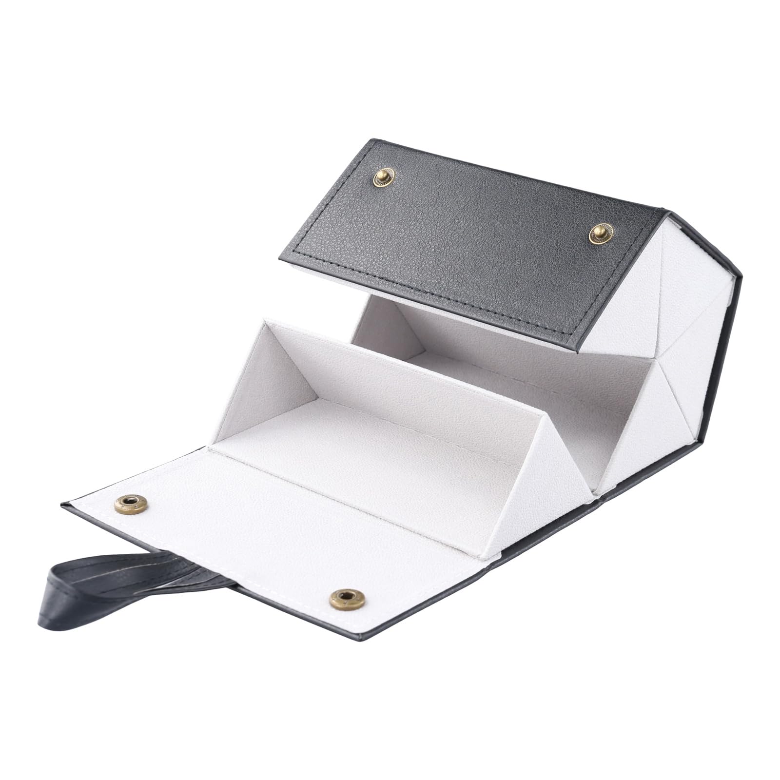 Boîte de rangement pour lunettes de soleil avec 5 compartiments, étui de voyage pour ranger les étuis à lunettes, organiseur portable pour lunettes de soleil pour hommes et femmes, étui à