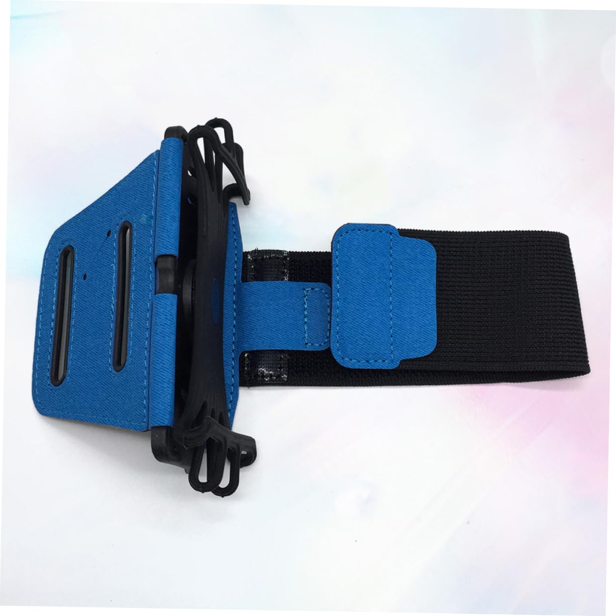 2pezzi Supporto Per Cellulare Da Braccio Rotazione Gradi Cintura Per Sport All Aperto Accessorio Per Corsa e Attività Fisica e Comodo Blu