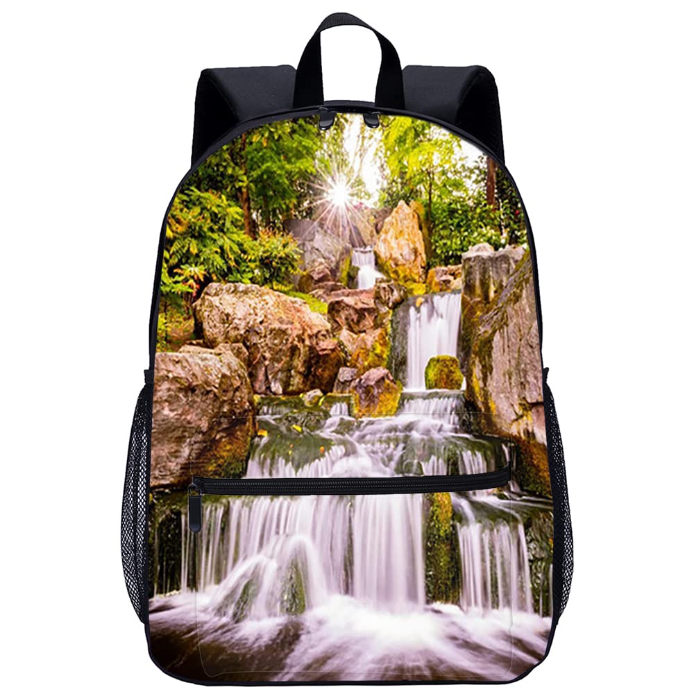 Mochila escolar de moda unisex con diseño impreso en 3D 8