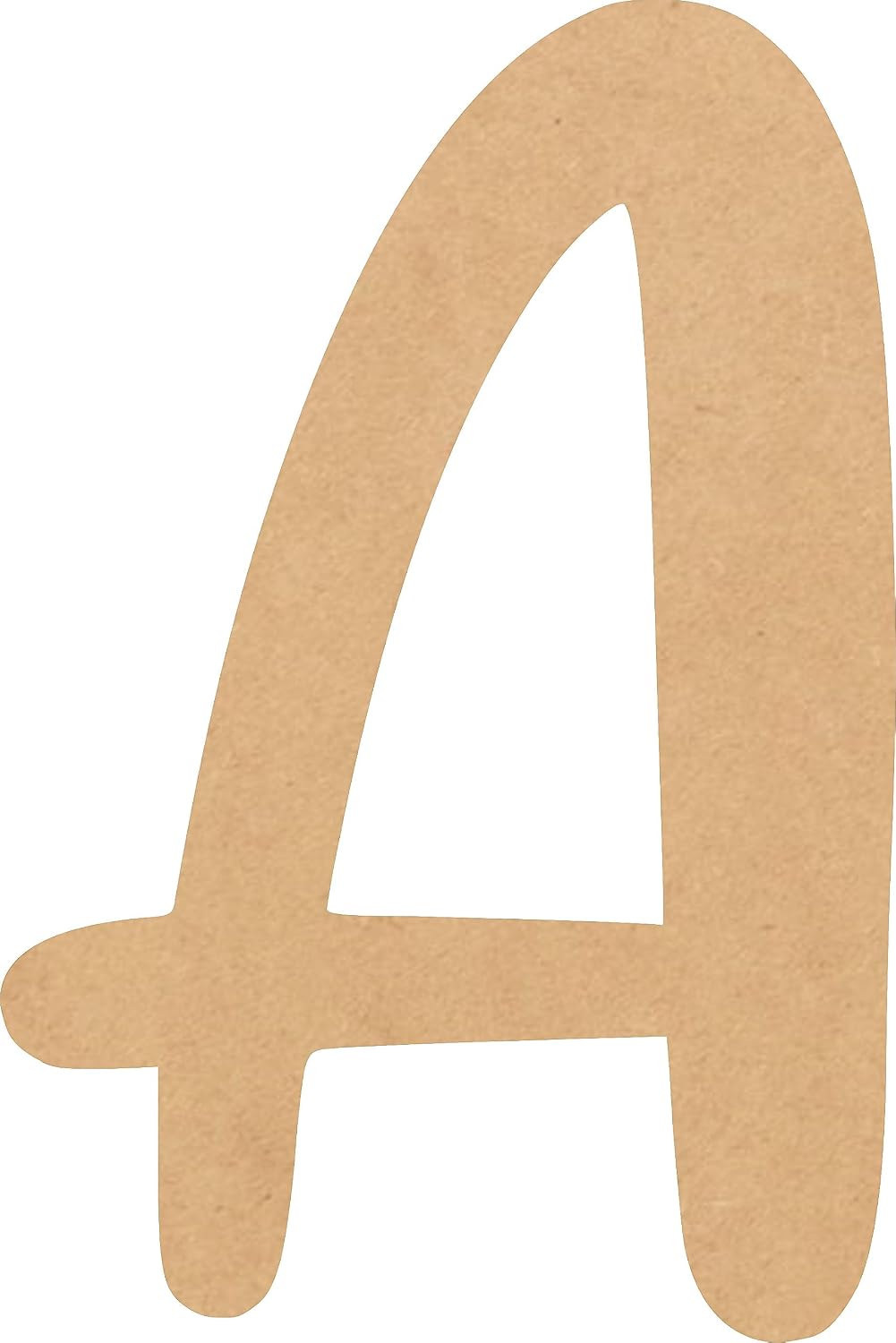 Wall Letter 9 Inch A, Alphabet Craft Blank Wall Hanging Decorative Cutout, Unfinished Wood Letters, Jacklin Font Small Shape