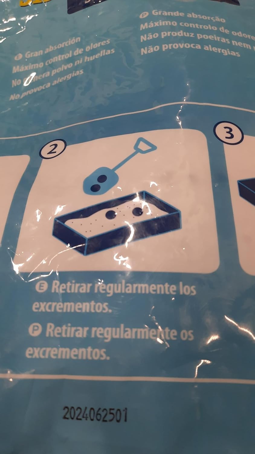 Sabbia di silice di gatto antibatterica Single Premium (confezione da 3 = 12 litri)