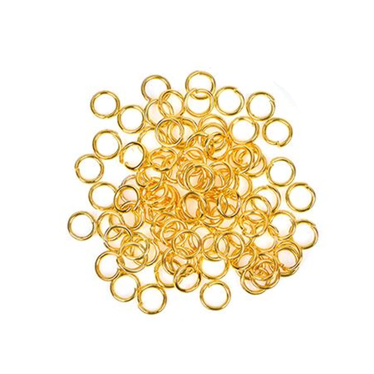 Excellentcrafts Metal Gold/Silver Jump Rings for Jewellery Making (Pack of 100 Pcs/200Pcs/300 Pcs) (Gold, 5mm) (B08PZ8GKV6) Amazon Price History, Amazon Price Tracker