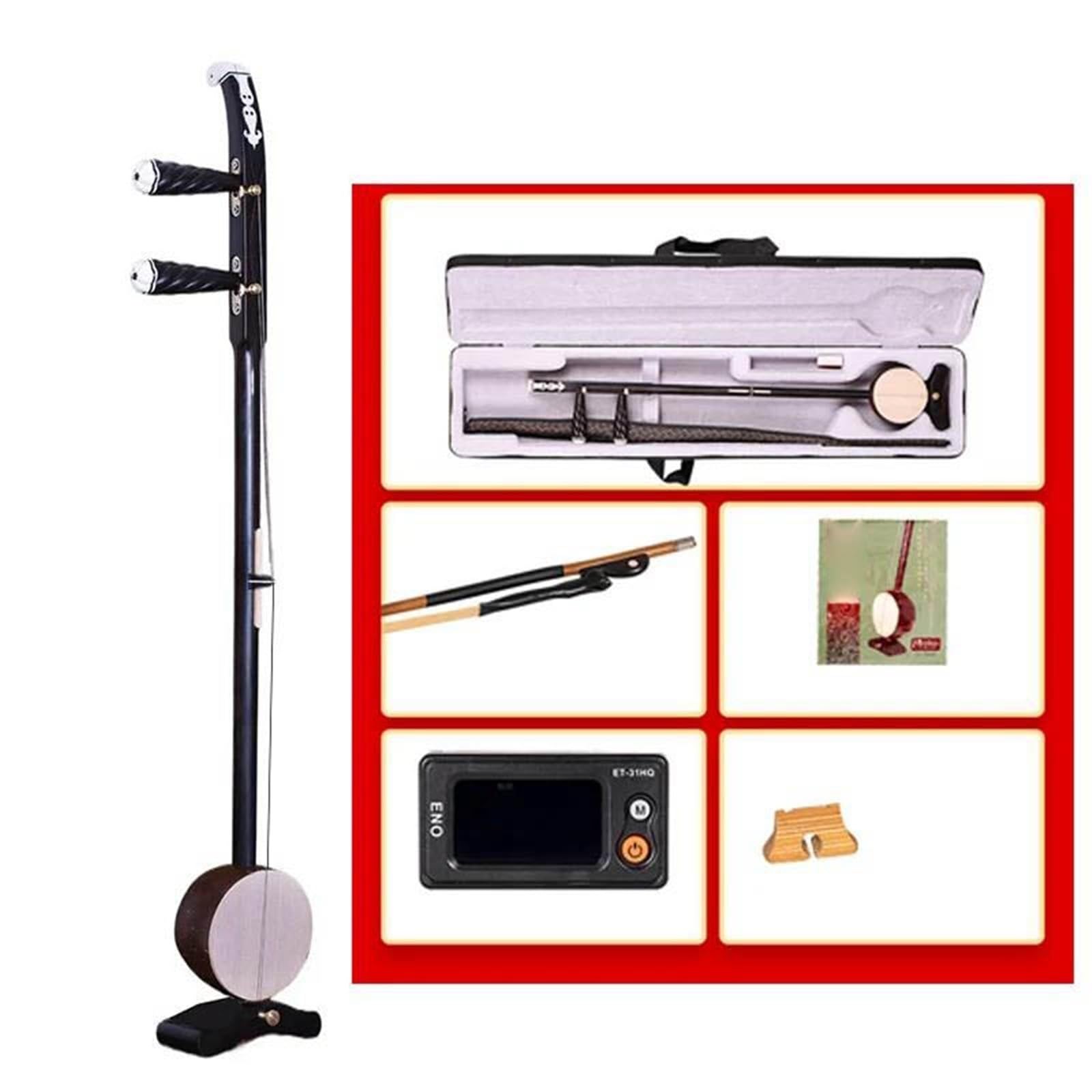 Dorosłych Erhu Banhu Drewniane 2 Struny Alto/High Pitch Erhu