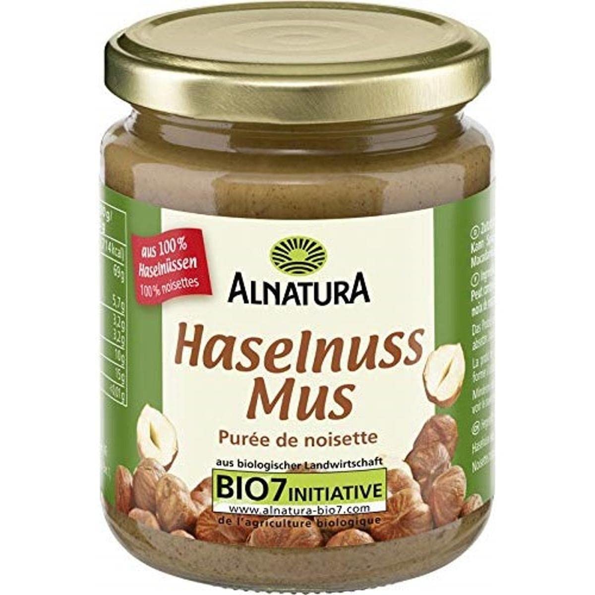 Alnatura Haselnussmus, 250 g