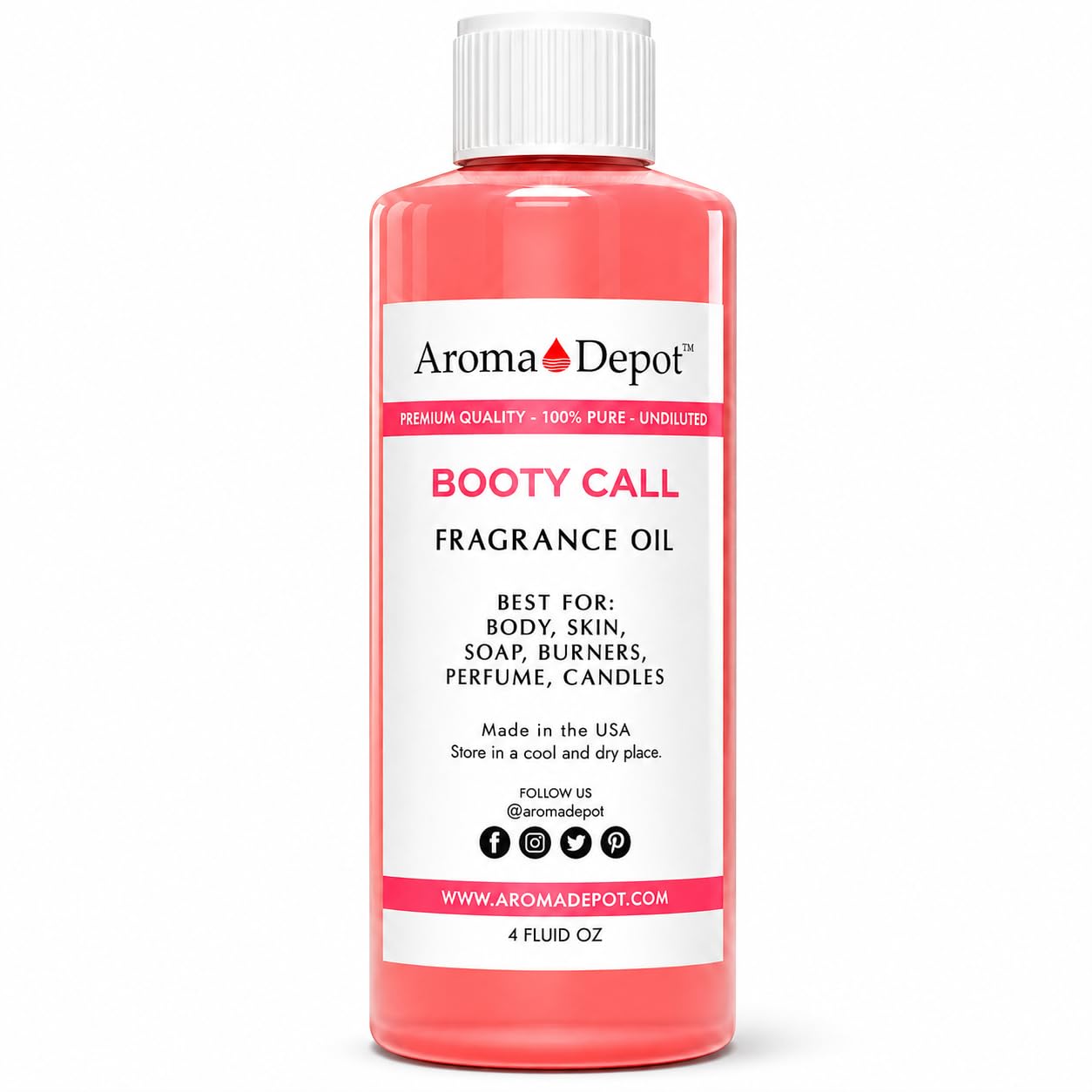 Aroma Depot Booty Call Type Fragrance Oil, 4 oz for DIY Projects