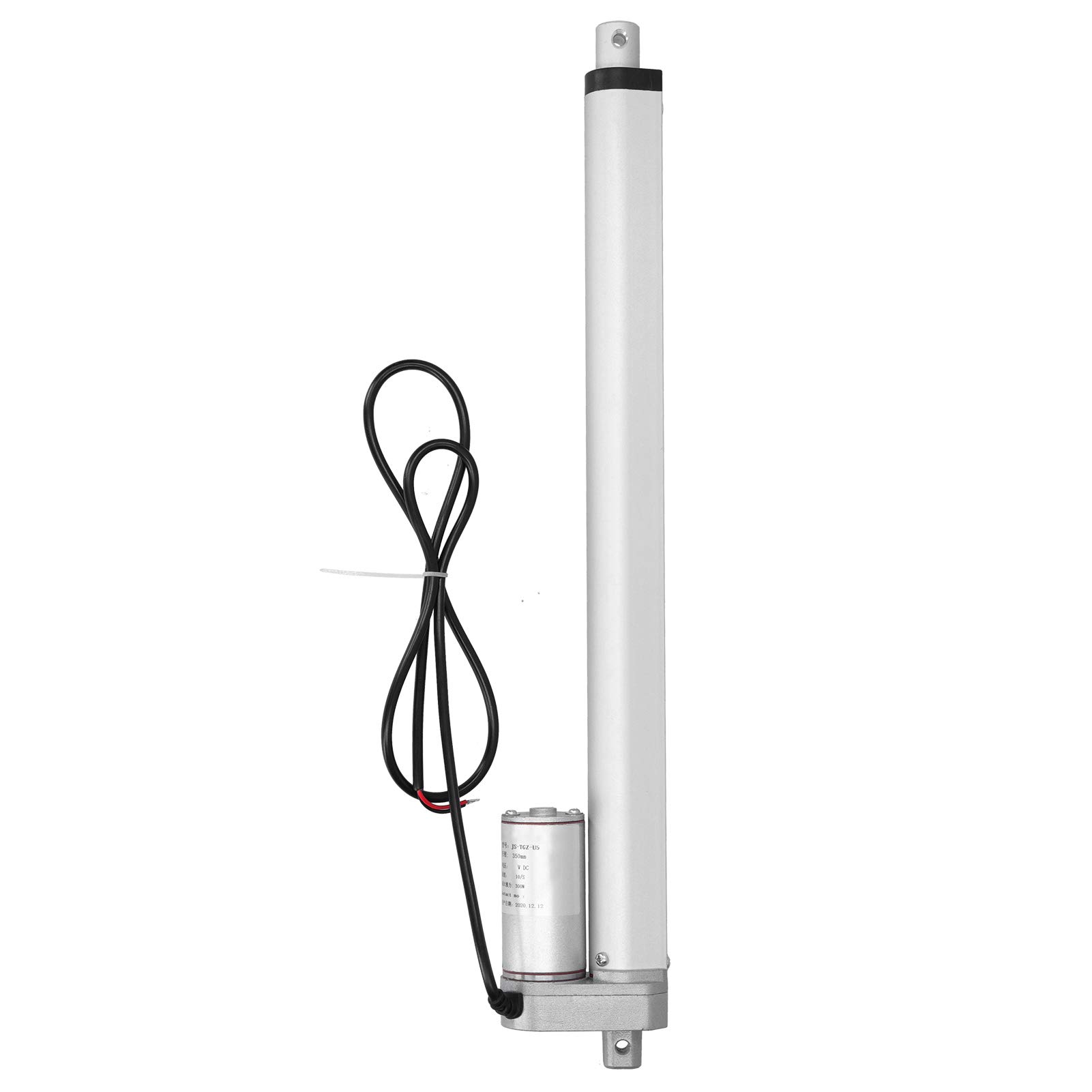 Aramox Elektryczny Siłownik Liniowy 24 V DC 350 Mm Skoku Niski Poziom Hałasu Siłownik Liniowy 300N 10 Mm S IP45 Nylonowa Przekładnia do łodzi Okiennej Automatyczna Automatyka Przemysłowa (24 V prądu