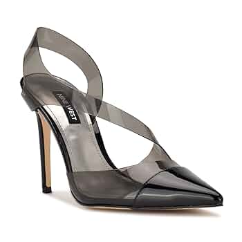 Amazon.com | Nine West Women's Flawles3 Pump, Smoke Black, 5