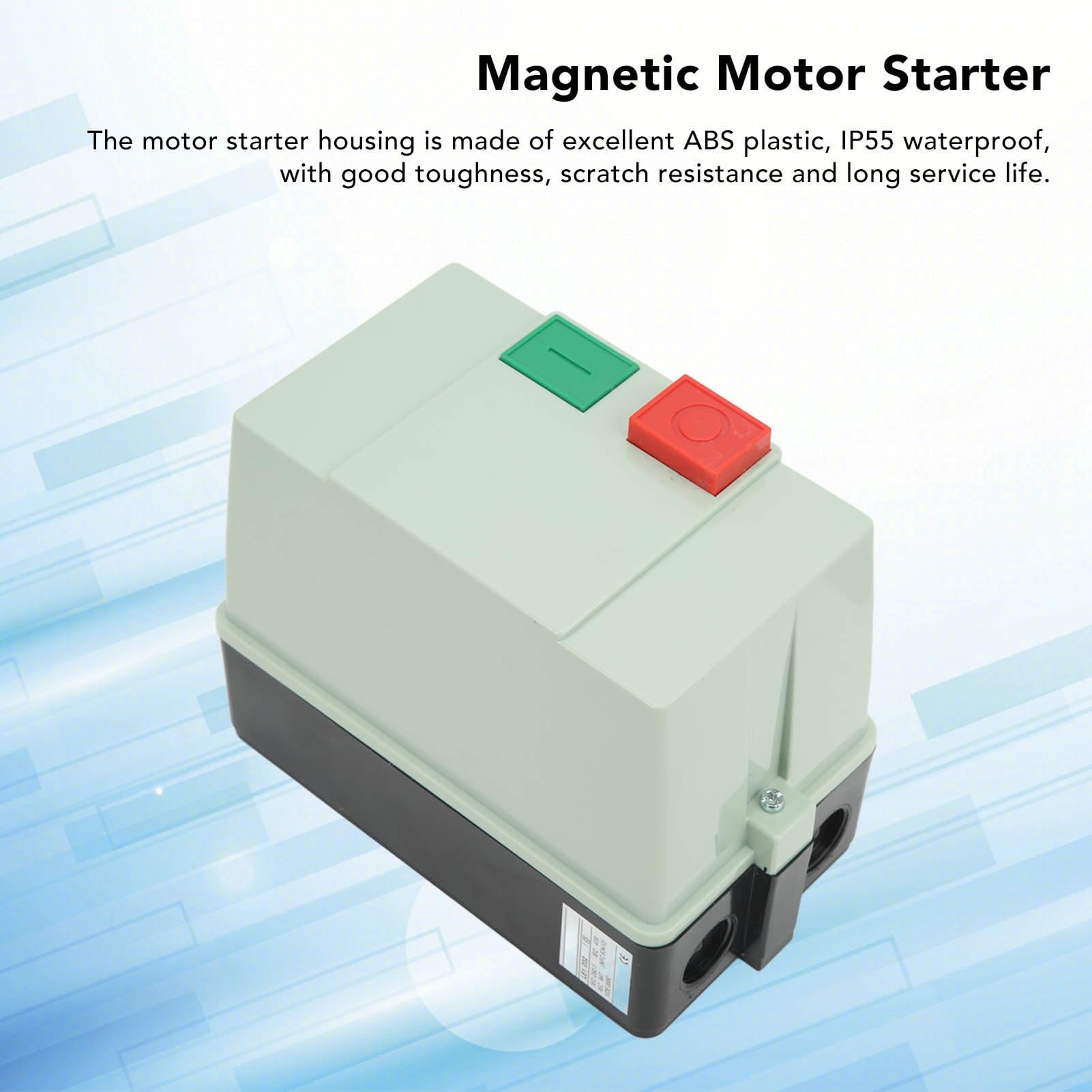 Socobeta Interruptor Eléctrico Magnético de Arranque de Control de Motor para Monofásico 220-230 V 10 23-32 A Diseñado para una Fácil Operación y Protección Confiable