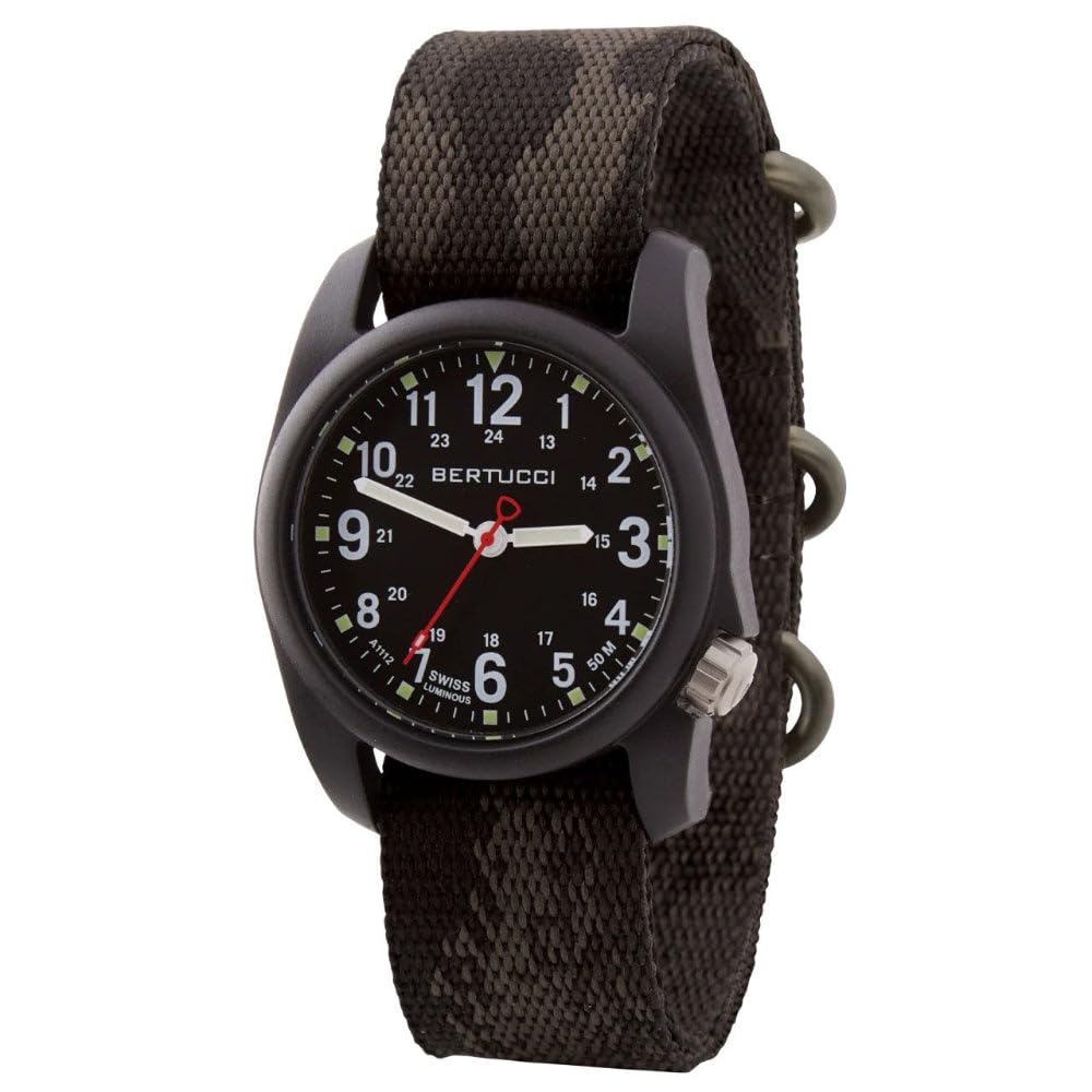Montre à quartz analogique BERTUCCI pour homme avec cadran noir - 2