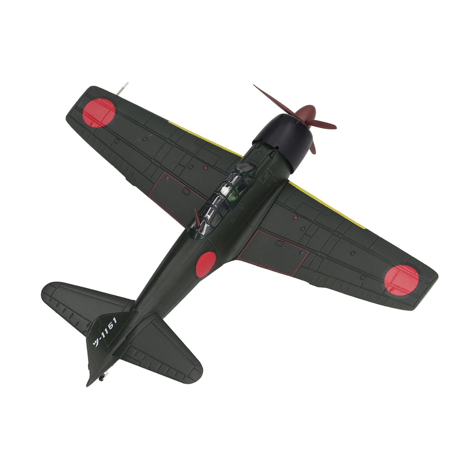 1:72 Alloy Fighter Airplane Model with Stand, Detailed Diecast