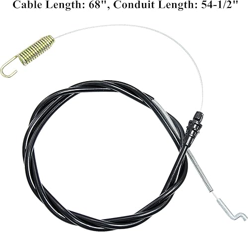 Miniatura 5 de Kimsion Cable de control de tracción 105-1845 para cortadoras de césped autopropulsadas Toro Recycler de 22 pulgadas 20005, 20016, 20064, 20065,