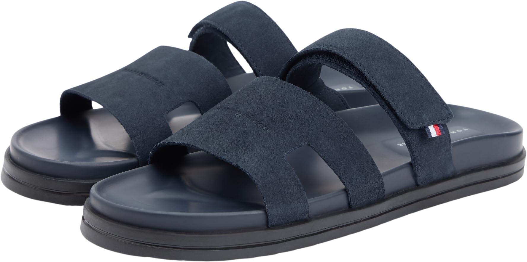 Tommy Hilfiger Homme Adjustable Premium Suede Sandal Fm0fm05774 Plates