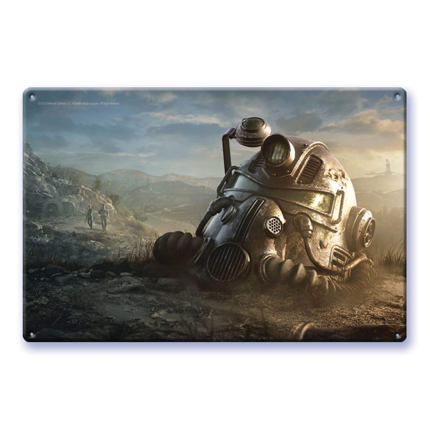 T-51b Power Armor Metal Lithograph (Xbox One)