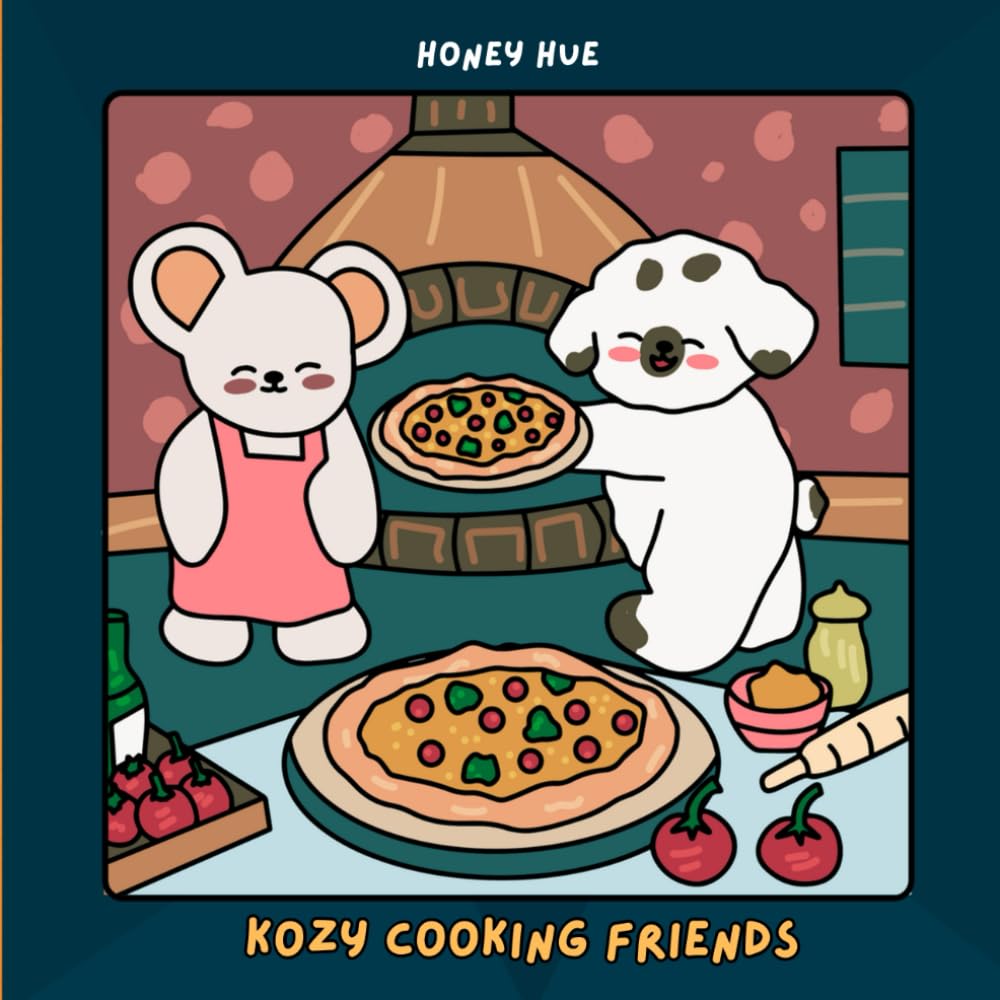 Kozy Cooking Friends: Kozy Cooking Friends: 35 Adorable Animals Cooking, Baking, and Creating in the Kitchen (Kozy Friends on Adventures)