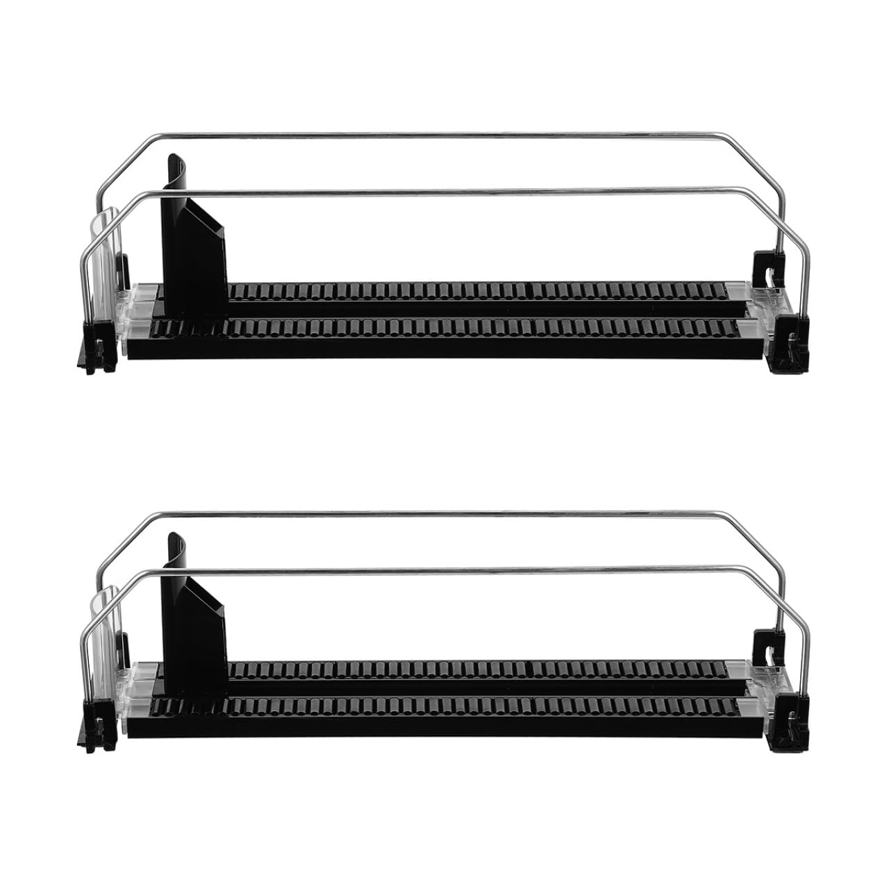 iplusmile Lot de 2 mini distributeurs de boissons automatiques en plastique noir pour magasin de commodité, supermarché, maison, réfrigérateur