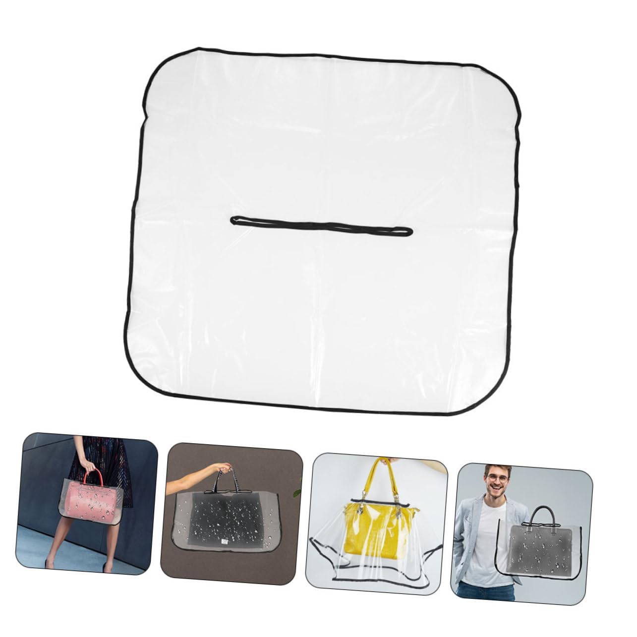 Cabilock 2 Fundas Transparentes Para Bolso, Impermeables, Para Lluvia, Para Mochilas