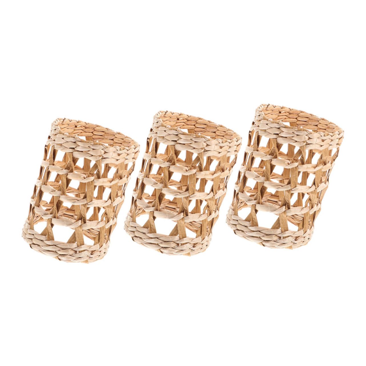 Cabilock Fundas De Vaso Tejidas Mano Resistentes Al Calor Cubiertas Decorativas Para Vasos De Accesorio Práctico Y Estiloso Para Hogar 3 Piezas X 5