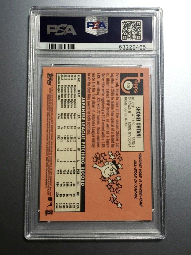 ルーキーカード／インサート】大谷翔平 - 2018 Topps Heritage High 