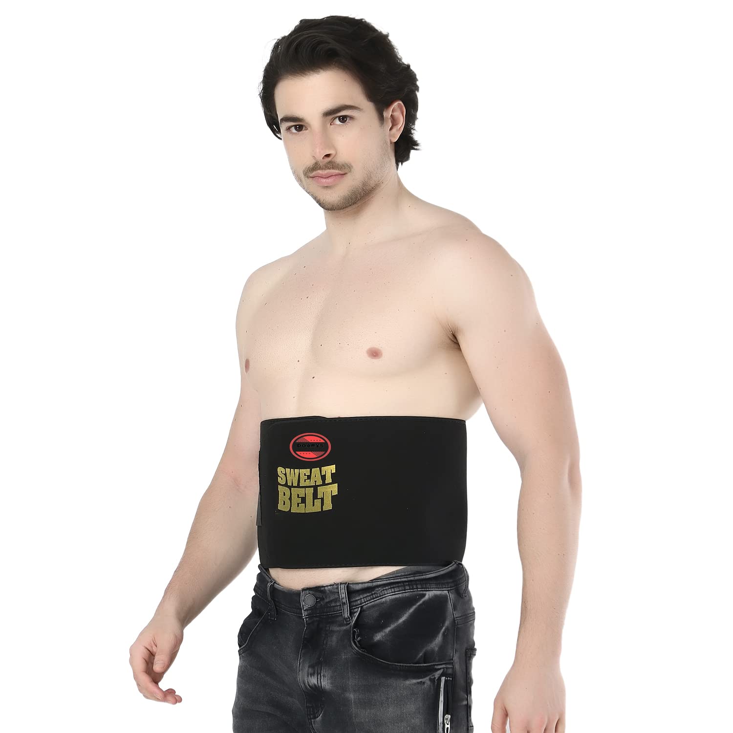 DGARYS Fitness Slimming Tummy Stomach Belt, Sweet Sauna, Weight Loss, Waist Trimmer Belt for Women, Men Body Shaper Belt for Stomach, Fitness Belt for Exercise & Workout- Large-Extra Large (Black) (B0CW6119MW) Amazon Price History, Amazon Price Tracker