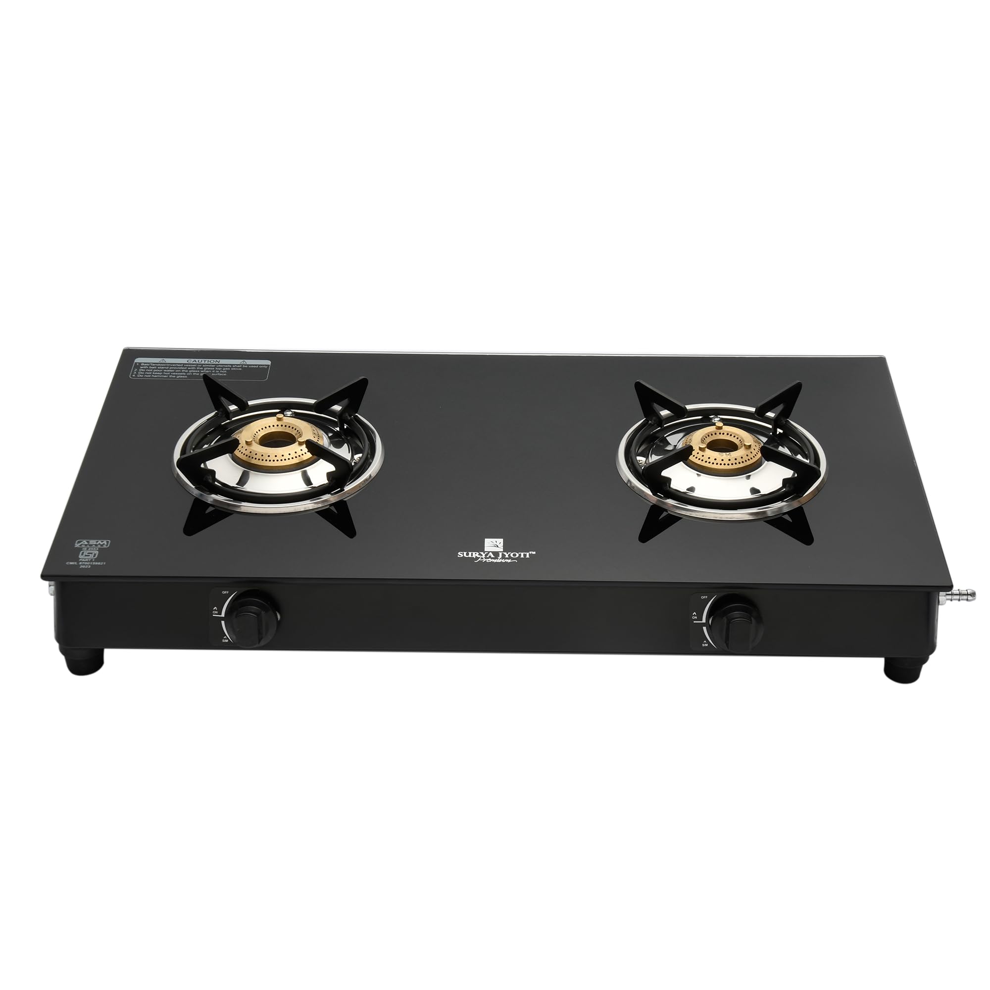 Surya Jyoti 2B MS Glasstop LPG Stove with BB, Model : Emerald-image-41