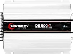 Módulo Taramps DS 800x4 2 ohm 800 W RMS 4 Canais Amplificador Som Automotivo