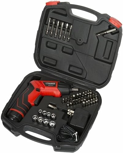 45 pc 3.6V Cordless Rechargeable Pivoting Screwdriver Set