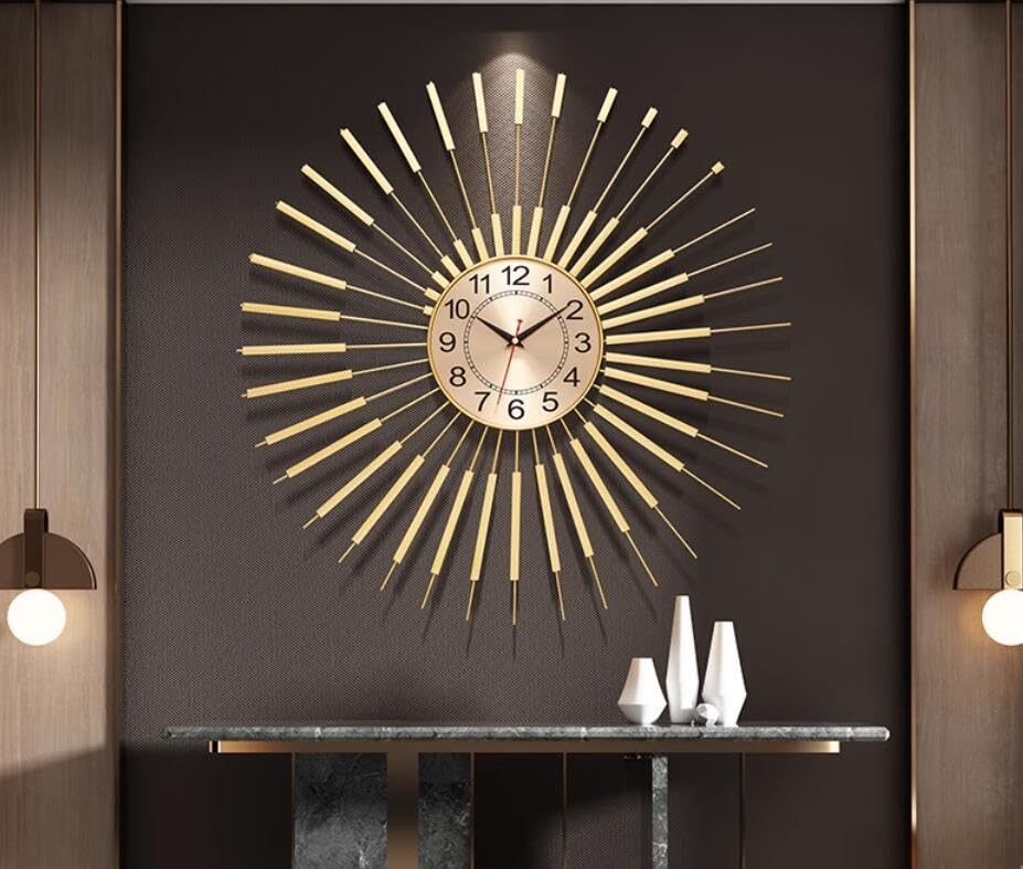 Horloge murale 60 cm sans tic-tac pour retrouver le calme au bureau