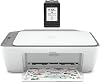 HP DeskJet 27 22 All-in-One Wireless Color Inkjet Printer, White - Print, Scan, Copy - 1200 x 1200 dpi, Flatbed Scanner, Icon LCD, Wi-Fi, Bluetooth, with Additional Remanufactured Ink Cartridge Set