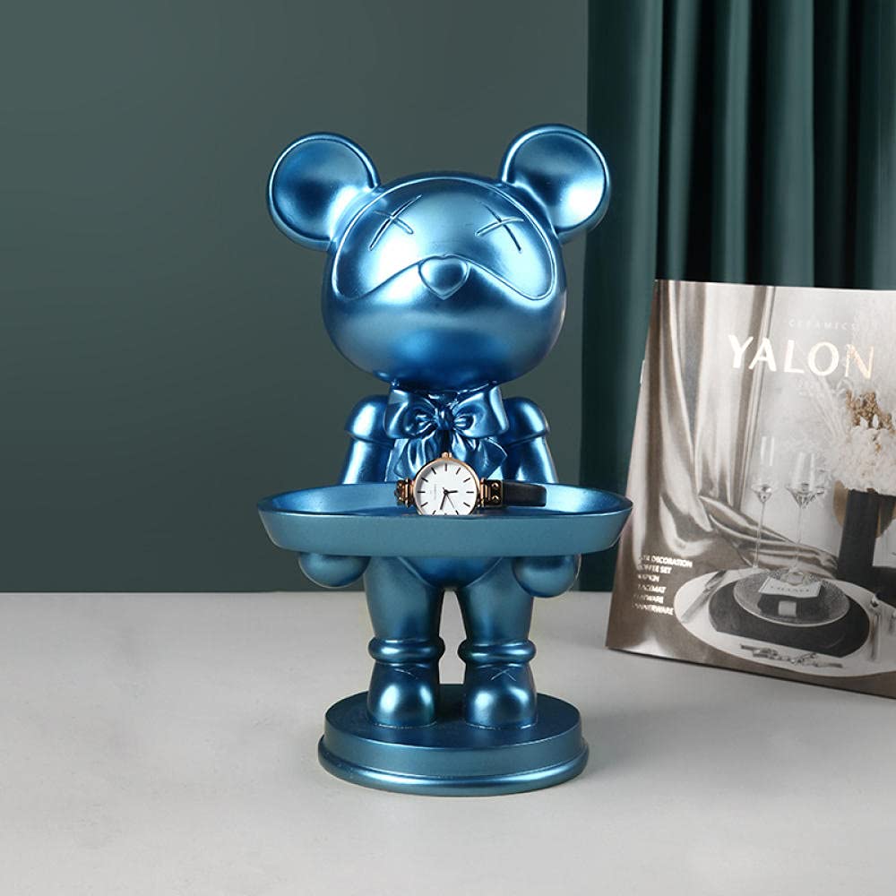UDRJU Statua Adornos De Escultura De Almacenamiento De Ratón De Miel Decoración del Hogar-B