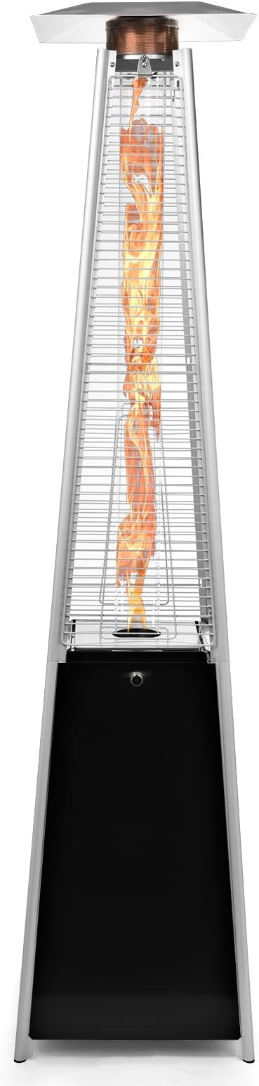 Review Thermo Tiki Outdoor Propane Patio Heater – Commercial LP Gas Porch & Deck Heater – Black