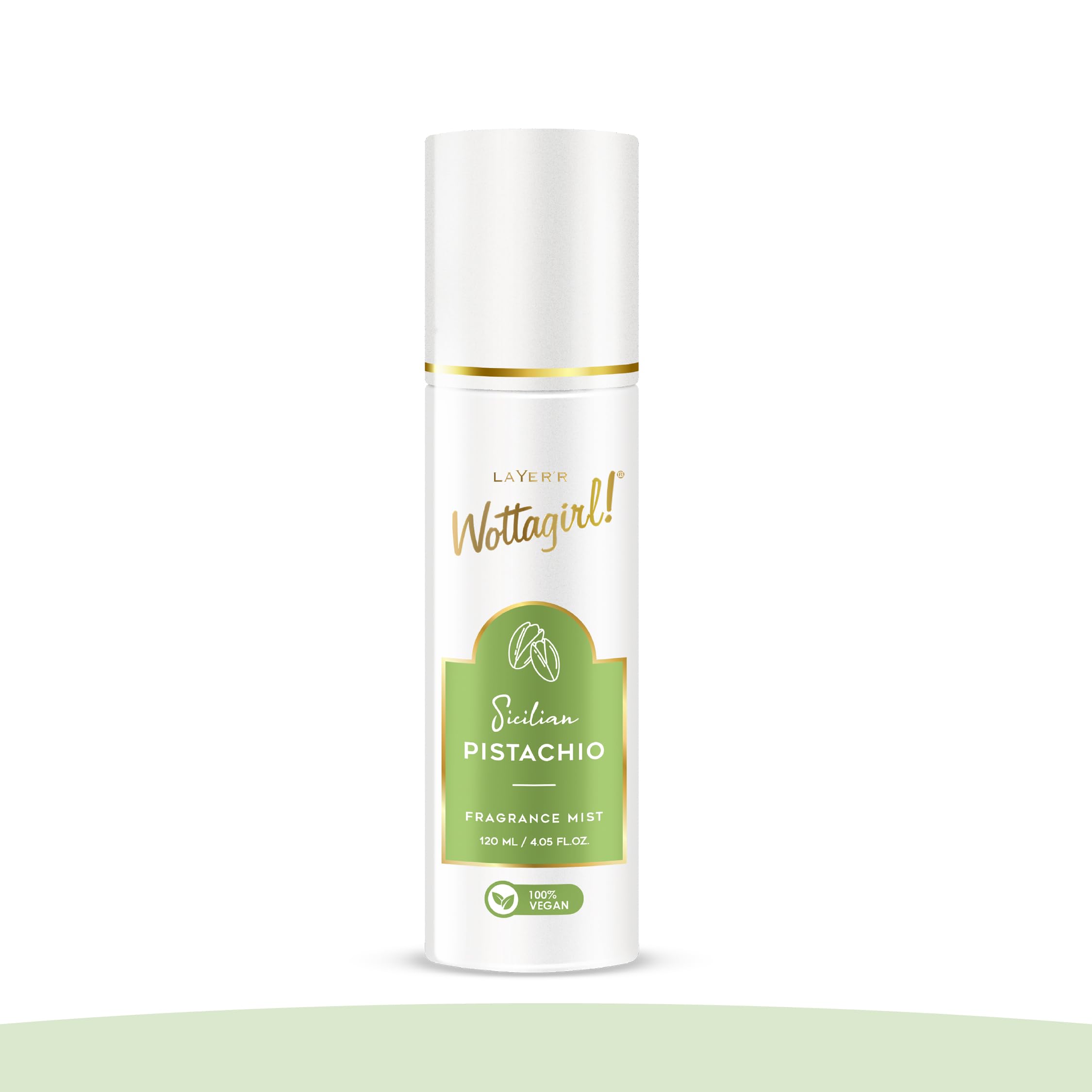 Layer’r Wottagirl Sicilian Pistachio Fragrance Mist – 100% Vegan – Sweet & Nutty Scent with Pistachio, Bergamot, Jasmine & Vanilla – Long-Lasting Fragrance Mist for Women (120ml)-image-15