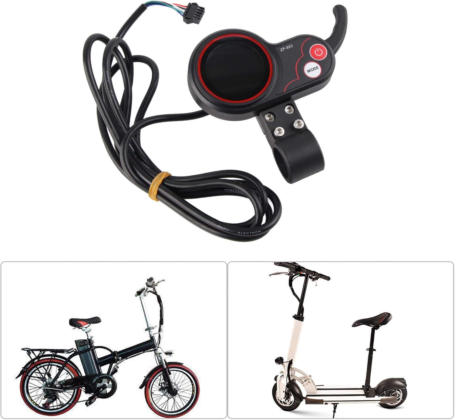 Brushless Motor Controller, Eletric Scooter Controller with LCD Display,48V Controller Ontroller LCD Display Control Panel with Shift Switch Accessory for Electric Scooter
