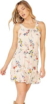 Miss Me Women's Floral Cutout Halter Mini Dress - MD0206T US