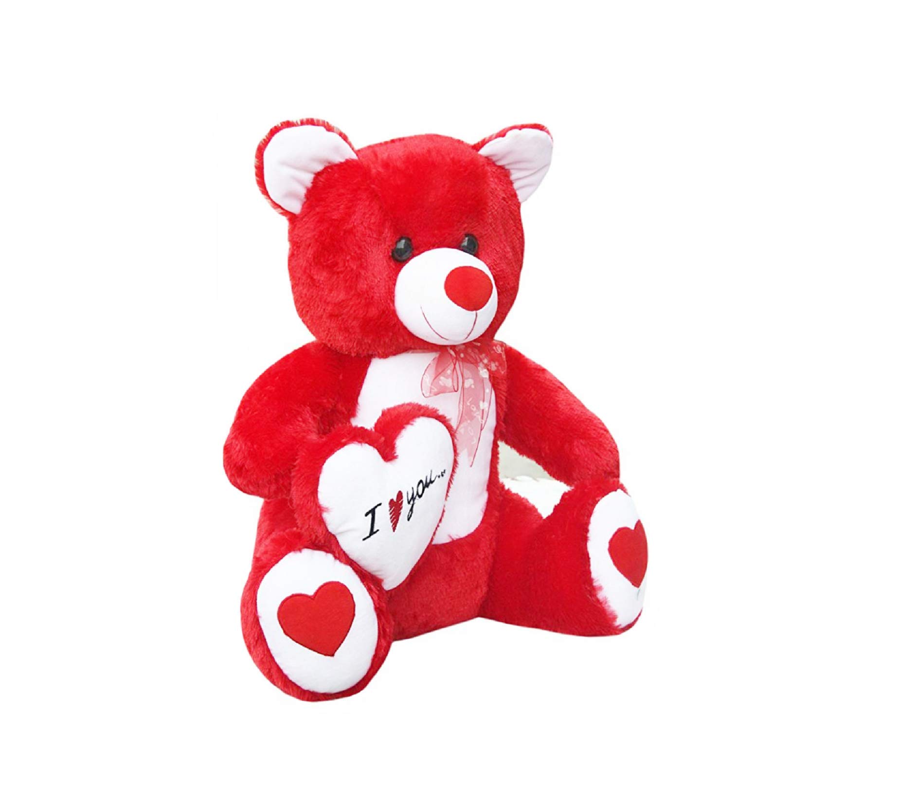 Buy VANSHIKA Toys™ Beautiful Red Teddy Bear with Cute Love Heart