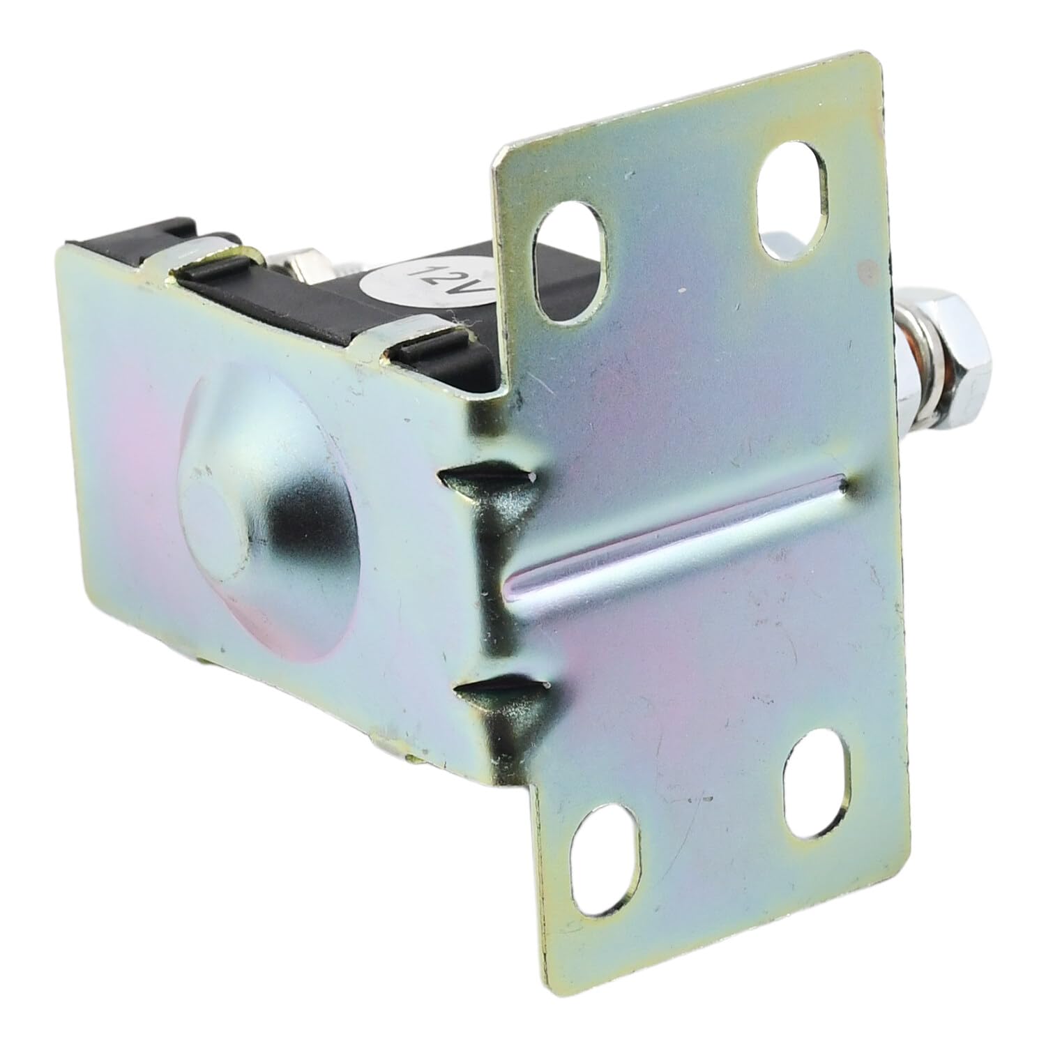 Solénoïde de démarreur 12 V 4 bornes AM104036 27153-G01 27153G01 compatible avec tondeuse autoportée John Deere GX75 GX95 R70 R92 R72 RX95 SX95 RX75 Compatible avec EZGO 1994 UP Gas TXT
