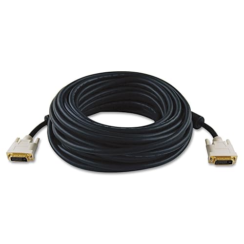 Miniatura 3 de Tripp Lite Cable DVI de doble enlace, cable digital para monitor TMDS (DVI-D MM) de 25 pies (P560-025) Blanco