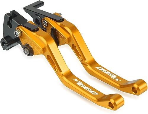 Para Yamaha XT660Z TENERE 2008-2016 XT660 Z Motocicleta Palancas de embrague de freno corto mango, extremos de manillar, accesorios CNC con logotipo