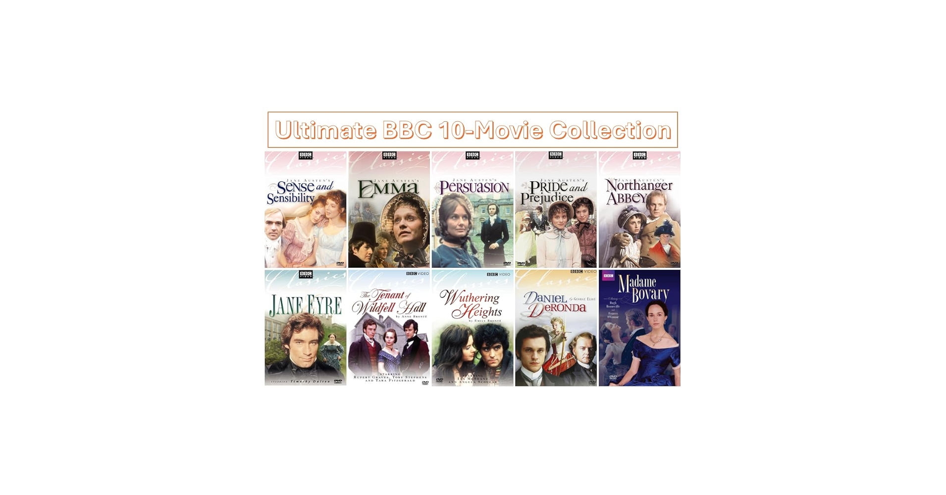 Amazon.com: Ultimate Jane Austen & Bronte BBC 10-Movie