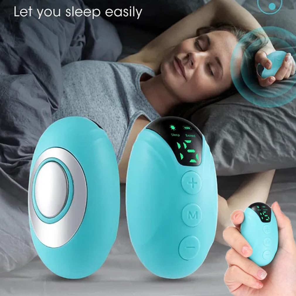 Neurocontrol Dispositivo para Ansiedad,2024 Beste Schlafhilfegerät,Physikalische Schlafmittel,10s Schneller Schlaf Tragbare Handheld Nacht natürliche Schlafhilfegerät für verbesserte Schlaf (Schwarz)