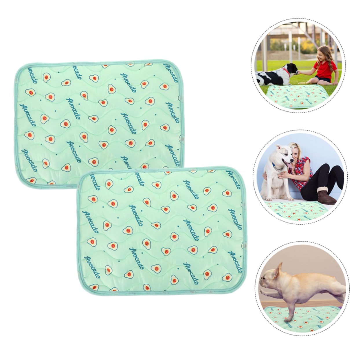 YARNOW 4pezzi Tappetini Igienici Lavabili Per Cani e Gatti Traversine Riutilizzabili Materiale Resistente Per Addestramento Cuccioli e Animali Domestici
