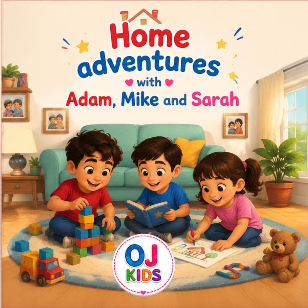 Home adventures with Adam, Mike and Sarah: A Heartwarming Story of Imagination, Family, and Fun-Filled Adventures at Home