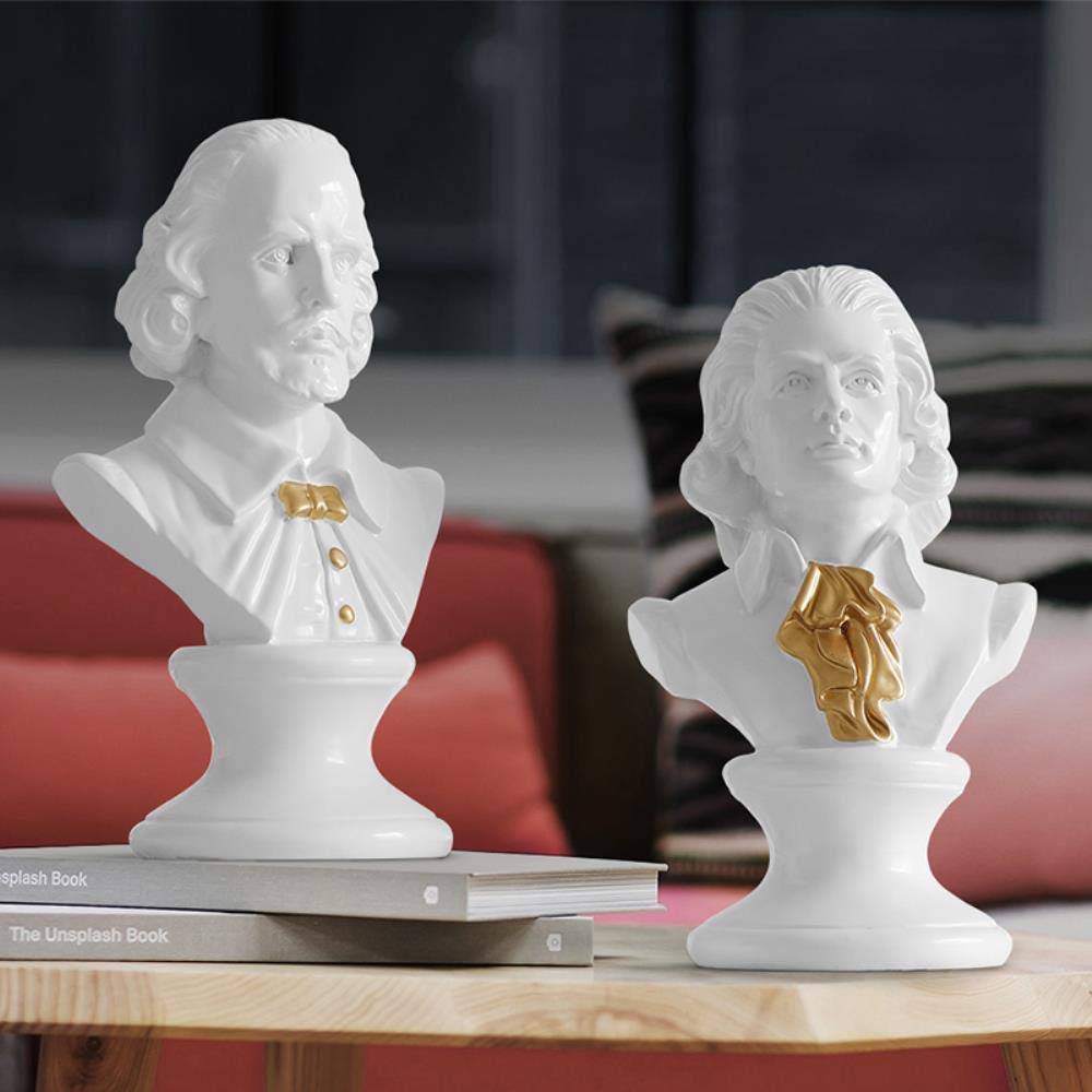Busto de Retrato de Cabeza Grandes estatuas de Resina para decoración Resina Arte amp artesanía Escultura boceto práctica